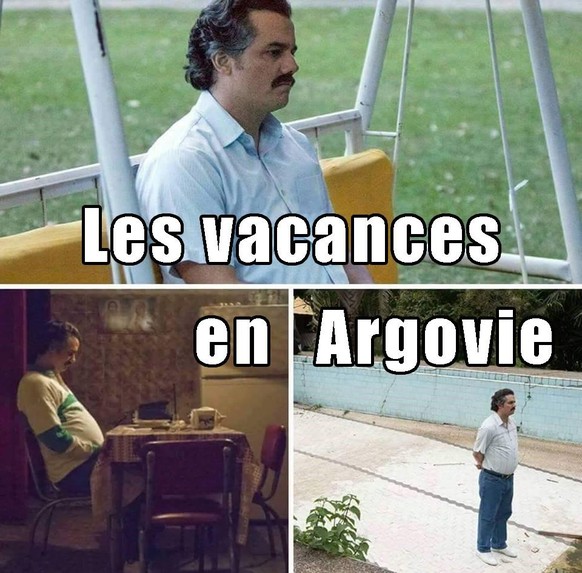 Vacances, Meme, Escobar, Argovie
