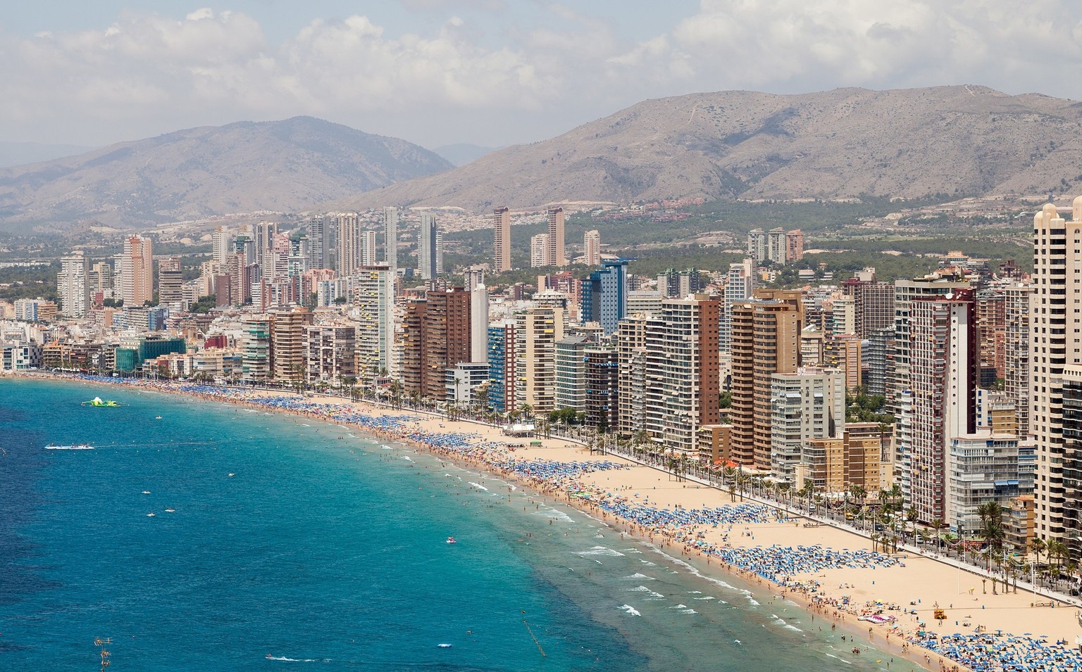 Benidorm, en Espagne