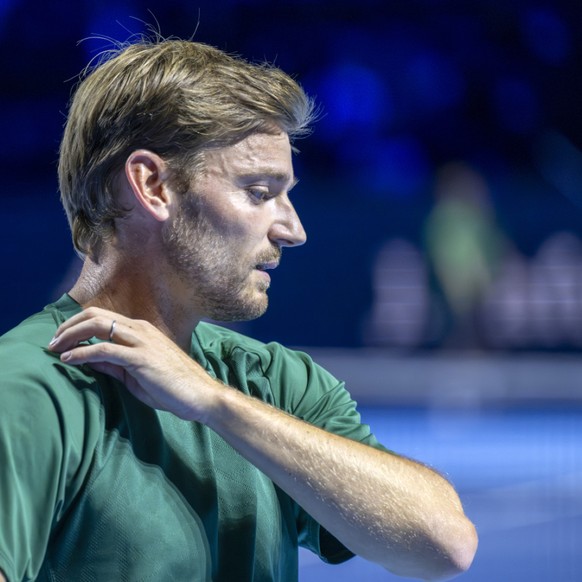 "Toutes ces années au plus haut niveau ont fini par peser sur mon corps", a déclaré David Goffin, ici aux Swiss Indoors de Bâle l'automne dernier.