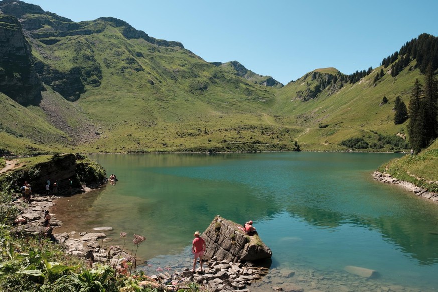 Le splendide lac Lioson.