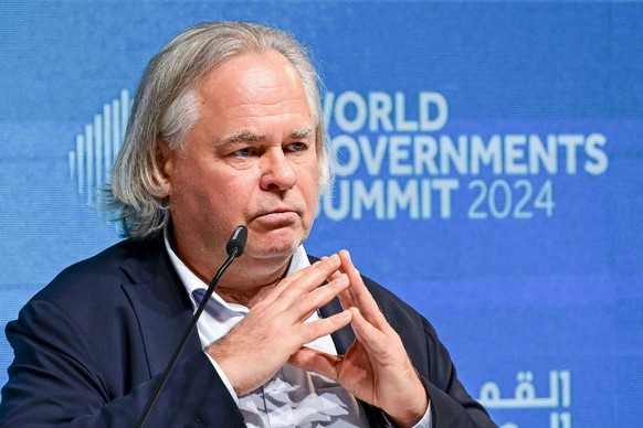 epa11147267 Kaspersky CEO Eugene Kaspersky attends a session at the World Governments Summit in Dubai, United Arab Emirates, 12 February 2024. The World Governments Summit Organization is an internati ...
