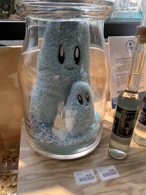 Genève Tourisme vend des produits de créateurs locaux. Jay Doh est l'oeuvre de l'artiste genevoise Elena Montesinos.