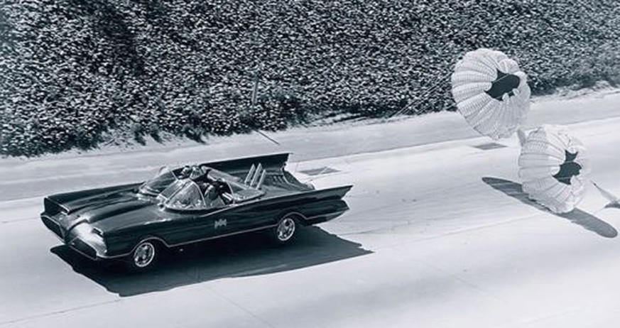 http://www.bornrich.com/original-1966-batmobile-george-barris-auction.html
Featuring a 390-in 1956 Lincoln V-8 engine and a B&amp;amp;M Hydro Automatic transmission, this original #1 Batmobile comes l ...