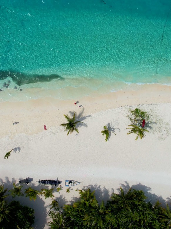 Paradise island in the Maldives xkwx paradise island ocean jungle forest village town houses coastline nature travel bay sand vacation seascape asia view shore holiday blue palm tree exotic background ...