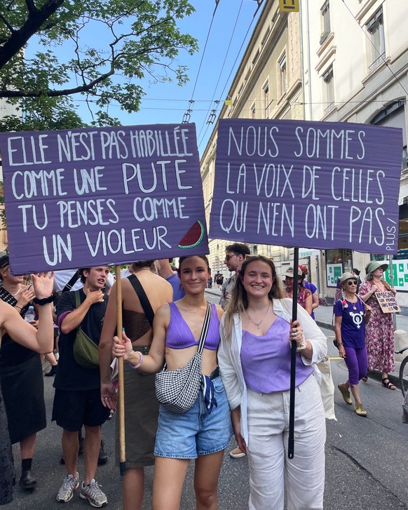 Grève féministe du 14 juin 2025 à Genève.