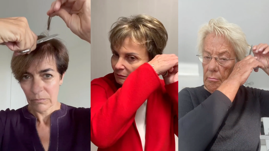 Esther Mamarbachi, Lauriane Gilliéron, Brigitte Rosset, Micheline Calmy-Rey et d&#039;autres Suissesses se coupent les cheveux en solidarité avec les Iraniennes.