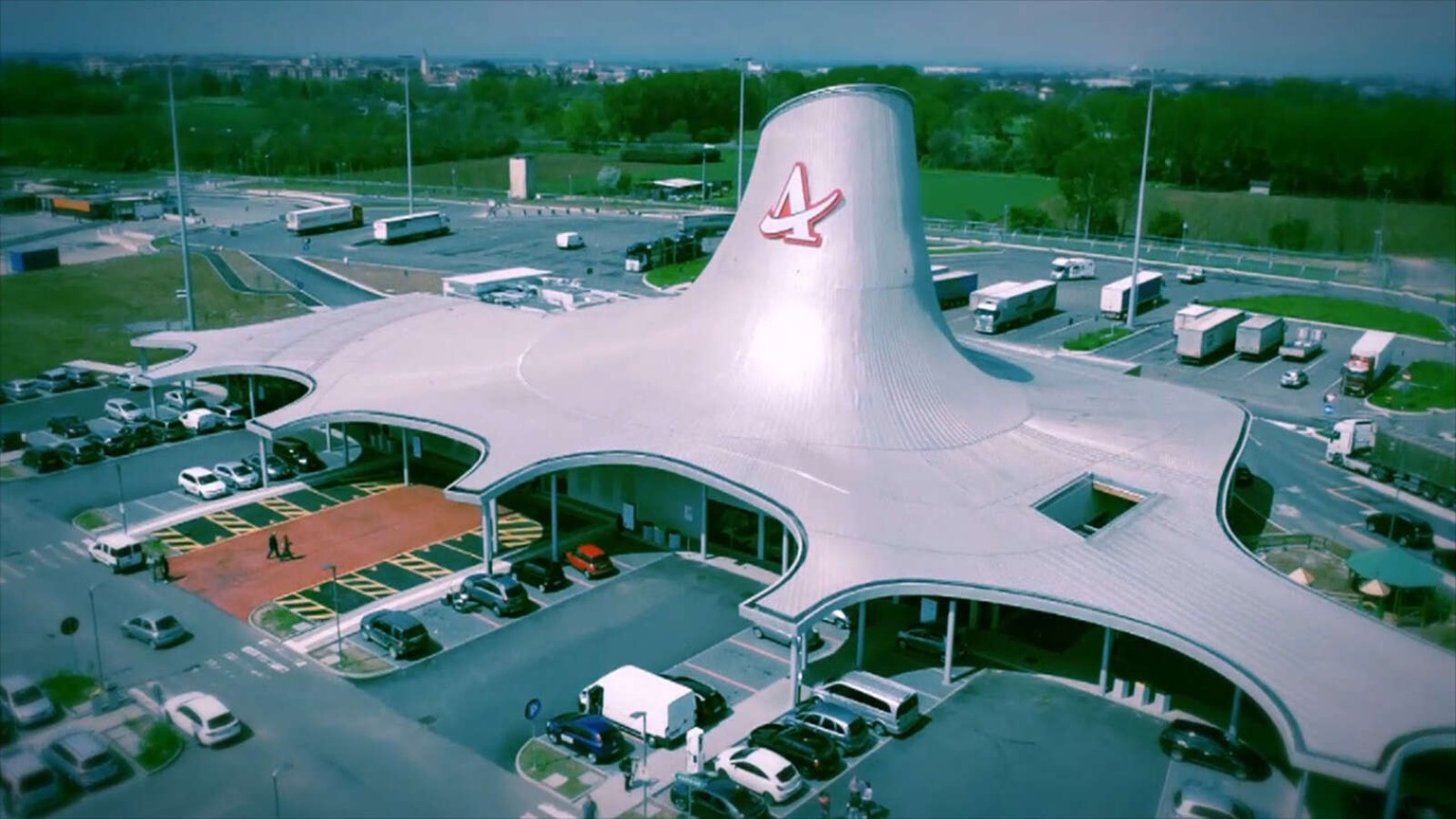 Villoresi Est is also pretty impressive. 
https://www.autogrill.com/en/node/3059