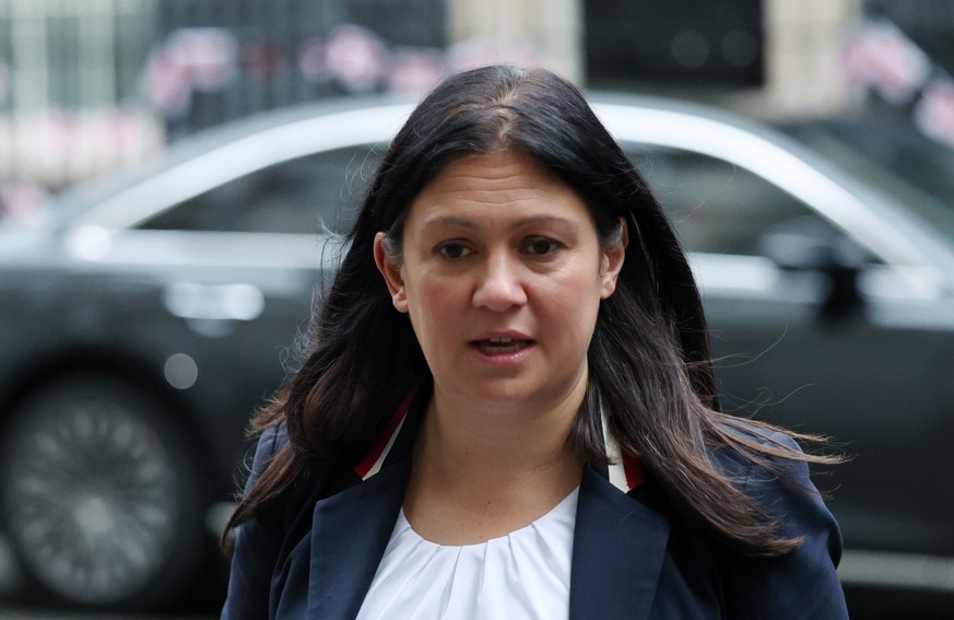 epa11467833 British Secretary of State for Culture, Media and Sport Lisa Nandy departs Downing Street following a cabinet meeting in London, Britain, 09 July 2024. EPA/ANDY RAIN