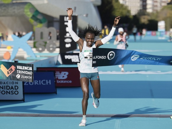 Joyciline Jepkosgei a signé un temps canon dimanche à Valence