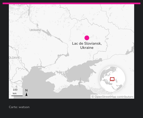Lac de Sloviansk.