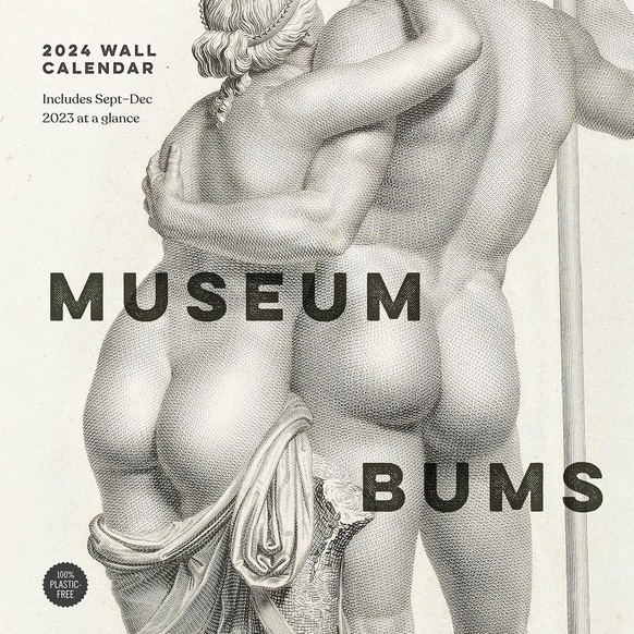 Museum Bums 2024 Calendar kalender https://www.amazon.com/Museum-Bums-2024-Wall-Calendar/dp/1797218921