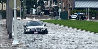 «L'eau arrive dans ma rue!»: on a subi l'ouragan Helene