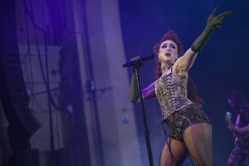 Chappell Roan performs in concert on Friday, Sept. 20, 2024 in London. (Photo by Scott A Garfitt/Invision/AP)
Chappell Roan