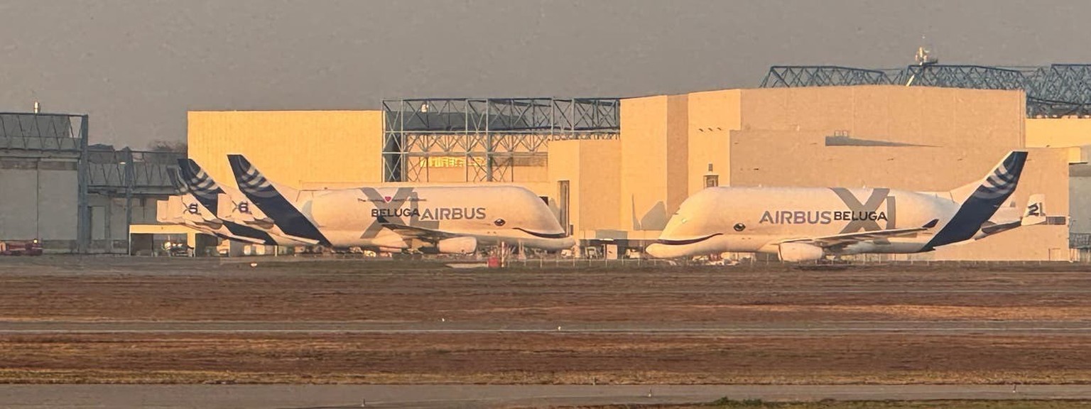 Airbus fabrique l&#039;avion A350-900 de Swiss à Toulouse
