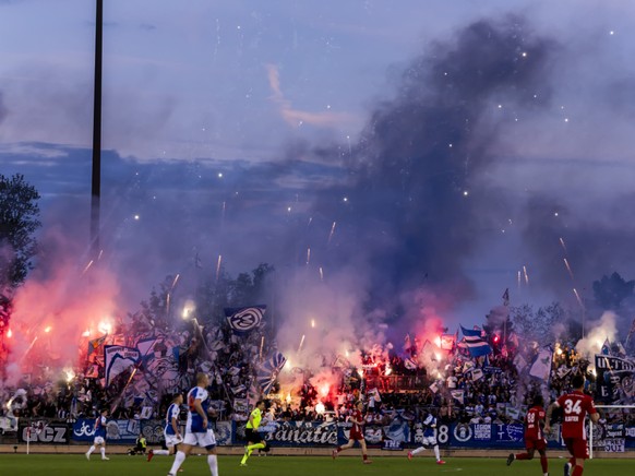 Certains supporters des Sauterelles s'en sont pris à leurs joueurs et aux infrastructures de la Pontaise, à la suite de leur élimination en demi-finale de la Coupe de Suisse samedi.