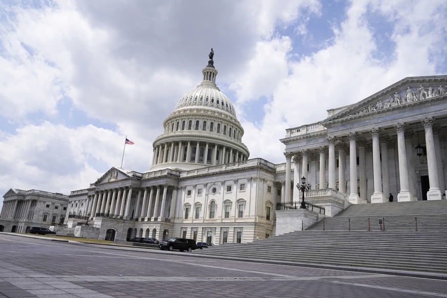 FILE - The U.S. Capitol is seen on Tuesday, June 13, 2023, on Capitol Hill in Washington. Congress is returning to Capitol Hill to try to avert a government shutdown, while House Republicans also cons ...