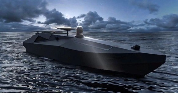 Un drone naval ukrainien Magura V5