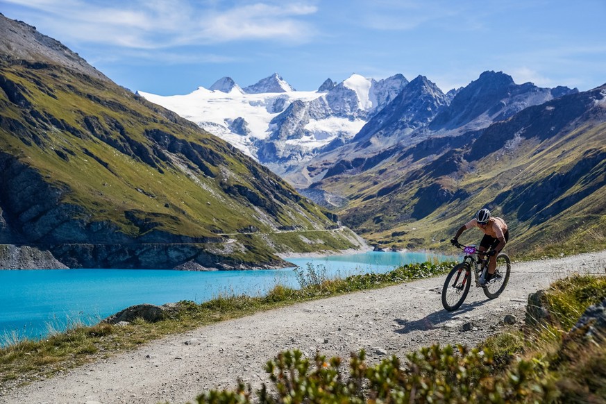 Le parcours du Grand Raid a livré à Maëlle Minnig les paysages qu’elle affectionne tant.