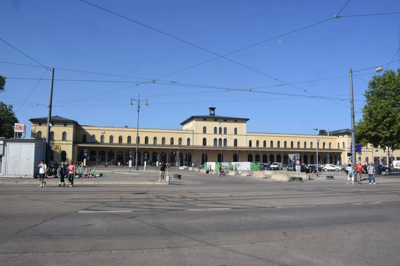 Gare d'Augsbourg, en Allemagne