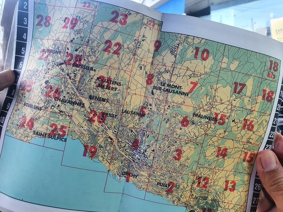 Plan de Lausanne pour les Taxi.