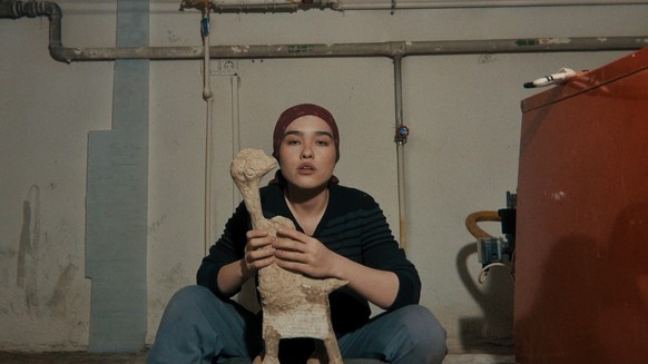 Soraya Akhlaghi dans son atelier à Téhéran.