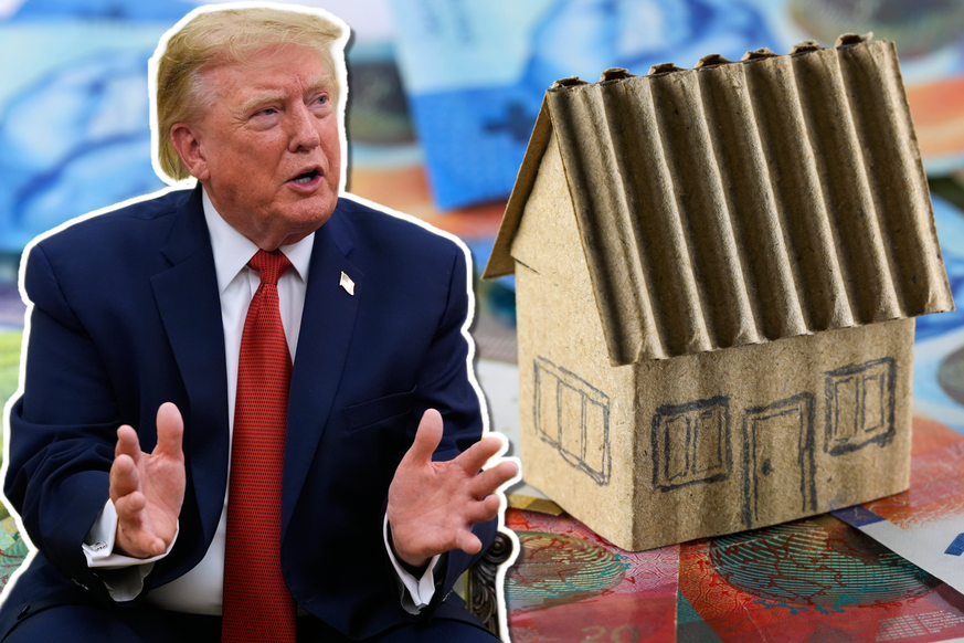 La politique économique de Donald Trump a des répercussions sur les marchés financiers mondiaux et les taux hypotécaires, y compris jusqu'en Suisse.