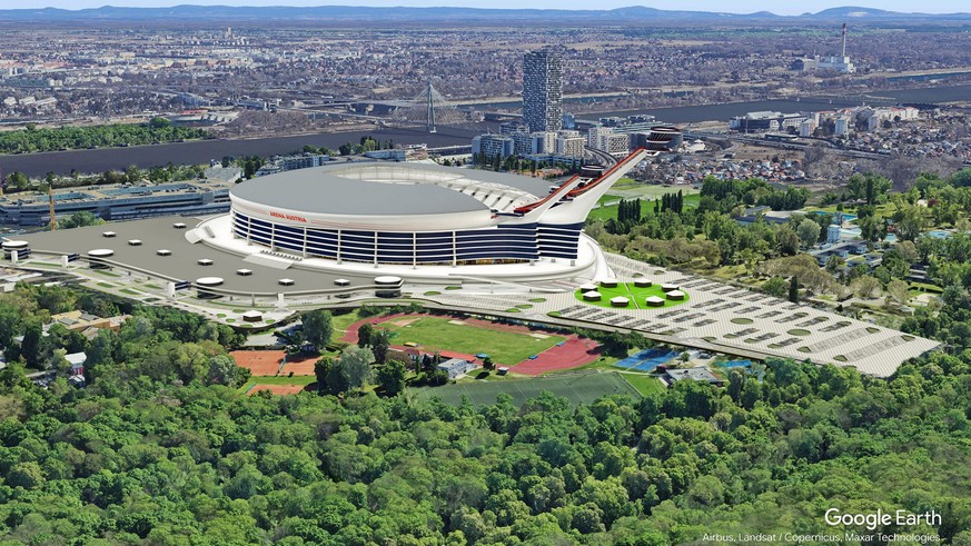 Arena Austria: Renderings für mögliches neues Nationalstadion von Österreich in Wien