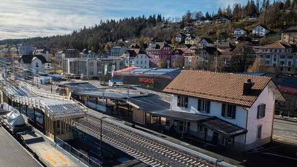 La nouvelle gare du Sentier-L’Orient inaugurée à la Vallée de Joux le 17 décembre.