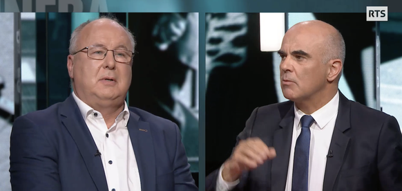 Alain Berset et Pierre-Yves Maillard, Infrarouge (RTS)