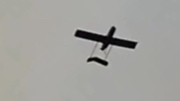 Photo d'un drone de type FP-1(ER), tel qu'il aurait été utilisé à Omsk.