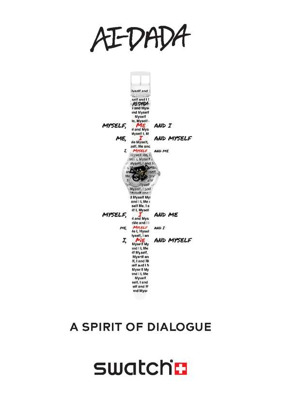 Me, Myself and I, la publicité de Swatch.