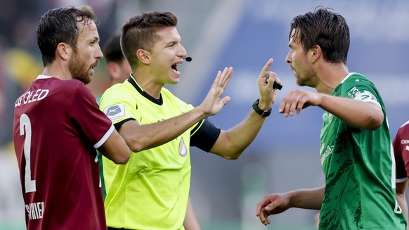 Luca Piccolo lors du match Saint-Gall - Servette.