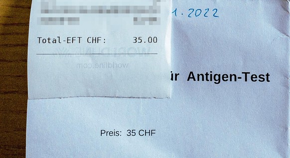 Testkit Abrechnung
