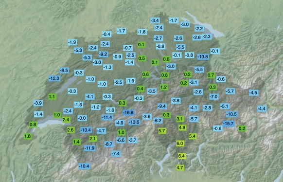 La température est descendue jusqu&#039;à -12 au Jura et -10 au Valais
