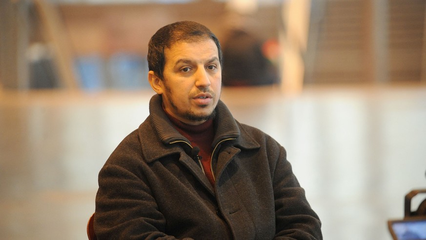 Historian and master lecturer Hassan Iquioussen Ramadan at the 4th annual meeting of muslims of north in Lille, France, on February 6th, 2010. Photo by Farid Alouache/ABACAPRESS.COM | 219176_020 Lille ...