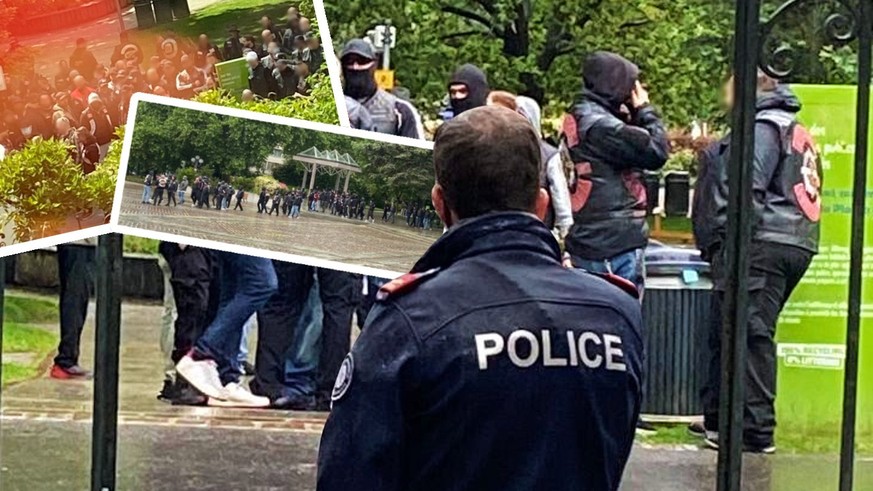 Une centaine de Hells Angels débarquent devant le tribunal de Sion