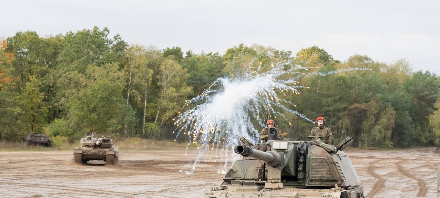 Die Panzerhaubitze 2000: Deutschland denkt über eine Lieferung der Waffensysteme an die Ukraine nach.