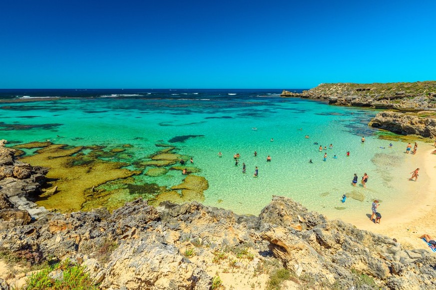 Schönste Strände der Welt für 2026 Little Salmon Bay Rottnest Island Perth Australien
