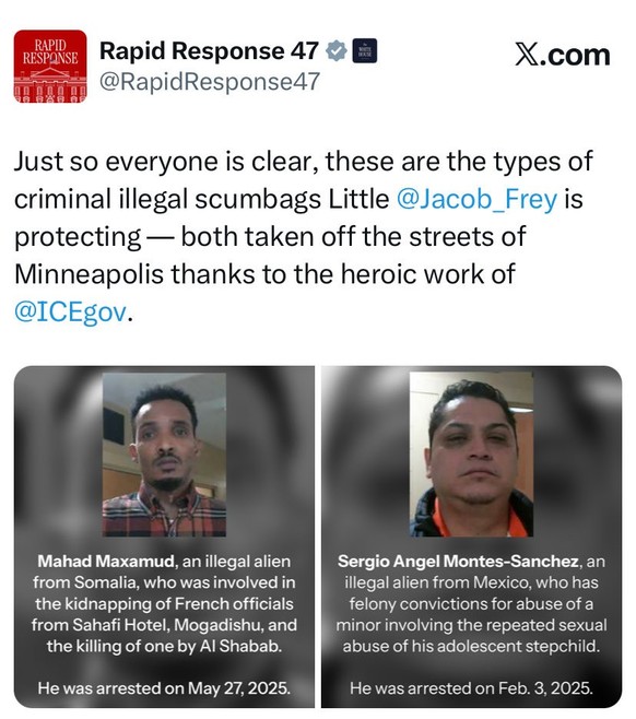 Le post en question.