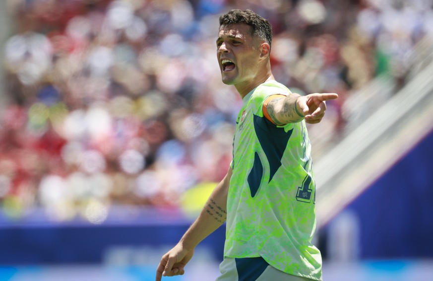 Xhaka est fâché 