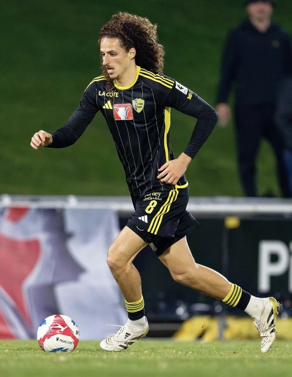Leorat Bega (22 ans), milieu du Stade Nyonnais, est aussi passé par l'académie du SC Fribourg.