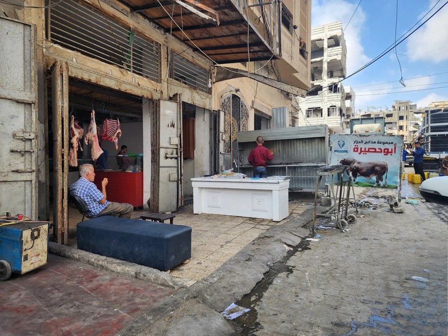 La boucherie d&#039;Adham Abu Hasira.