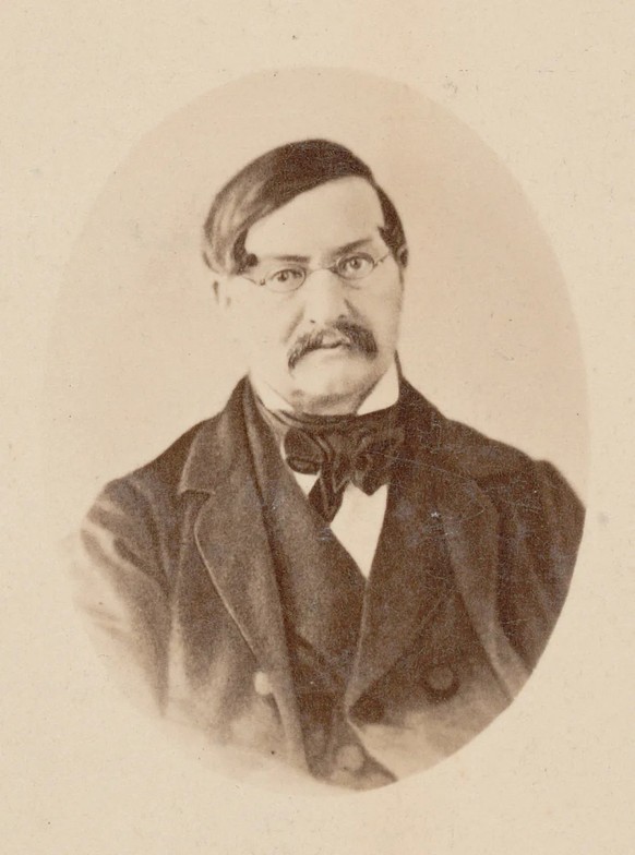 Portrait de James Fazy datant des années 1870.