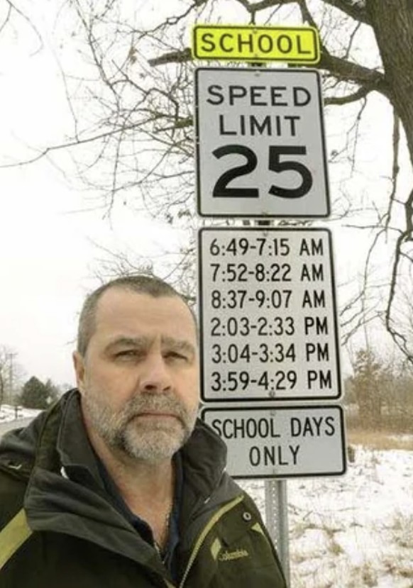 Verwirrende Strassenschilder