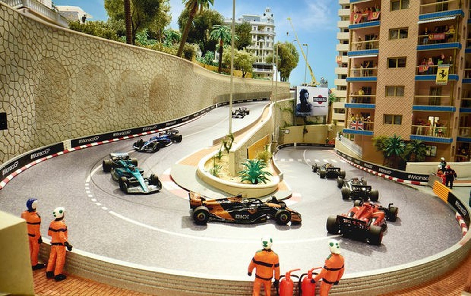 Le Grand Prix de Formule 1 est reproduit à l&#039;échelle 1:87.
