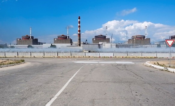 FILE - In this handout photo taken from video and released by Russian Defense Ministry Press Service on Aug. 7, 2022, a general view of the Zaporizhzhia Nuclear Power Station in territory under Russian military control, southeastern Ukraine. The Zaporizhzhia plant is in southern Ukraine, near the town of Enerhodar on the banks of the Dnieper River. It is one of the 10 biggest nuclear plants in the world. Russia and Ukraine have accused each other of shelling Europe's largest nuclear power plant, stoking international fears of a catastrophe on the continent.  (Russian Defense Ministry Press Service via AP, File)