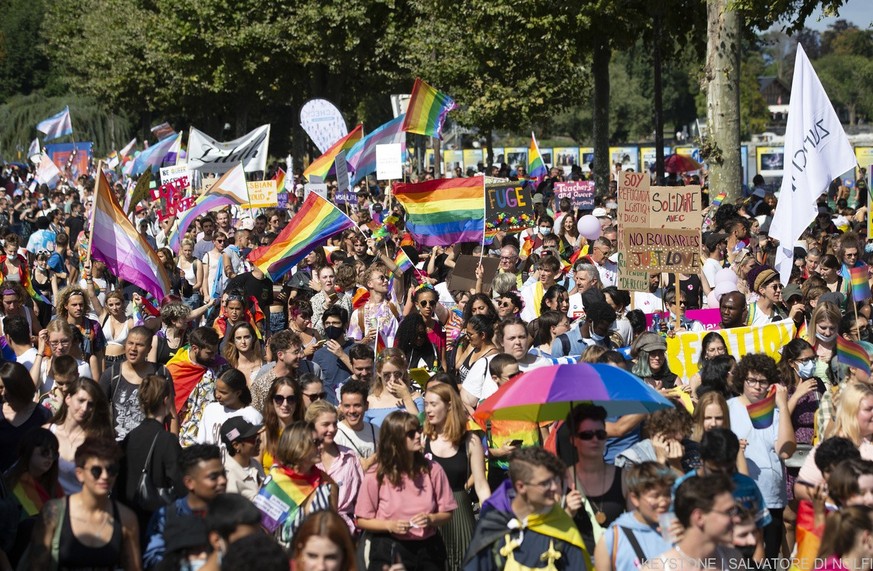 La Pride 2021 à Genève, ça ressemblait à ça.