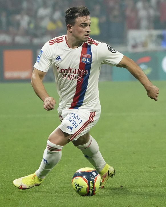 Xherdan Shaqiri a fait une passe décisive pour ses débuts avec Lyon.