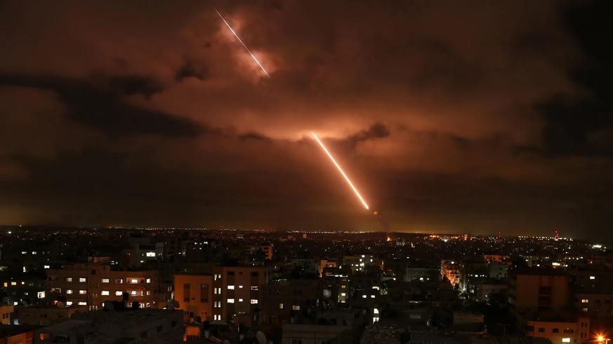 Le «Dôme de fer» israélien intercepte une roquette tirée depuis la bande de Gaza (photo d&#039;archive de 2021): Karol Misior, un habitant du village, estime qu&#039;un tel système de défense antiaéri ...