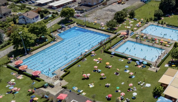 La piscine de Monthey.